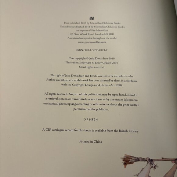 2 for $25 📕Cave Baby, Julia Donaldson, Childrens Book  (SKU: 185MI) - Picture 5 of 5